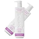 Native Sensitive Series Hypoallergenic Fragrance Free 24-Hour Hydrating Body Wash - Bare Jasmine - 18 fl oz: Paraben-Free, Sulfate-Free, Plastic Pump