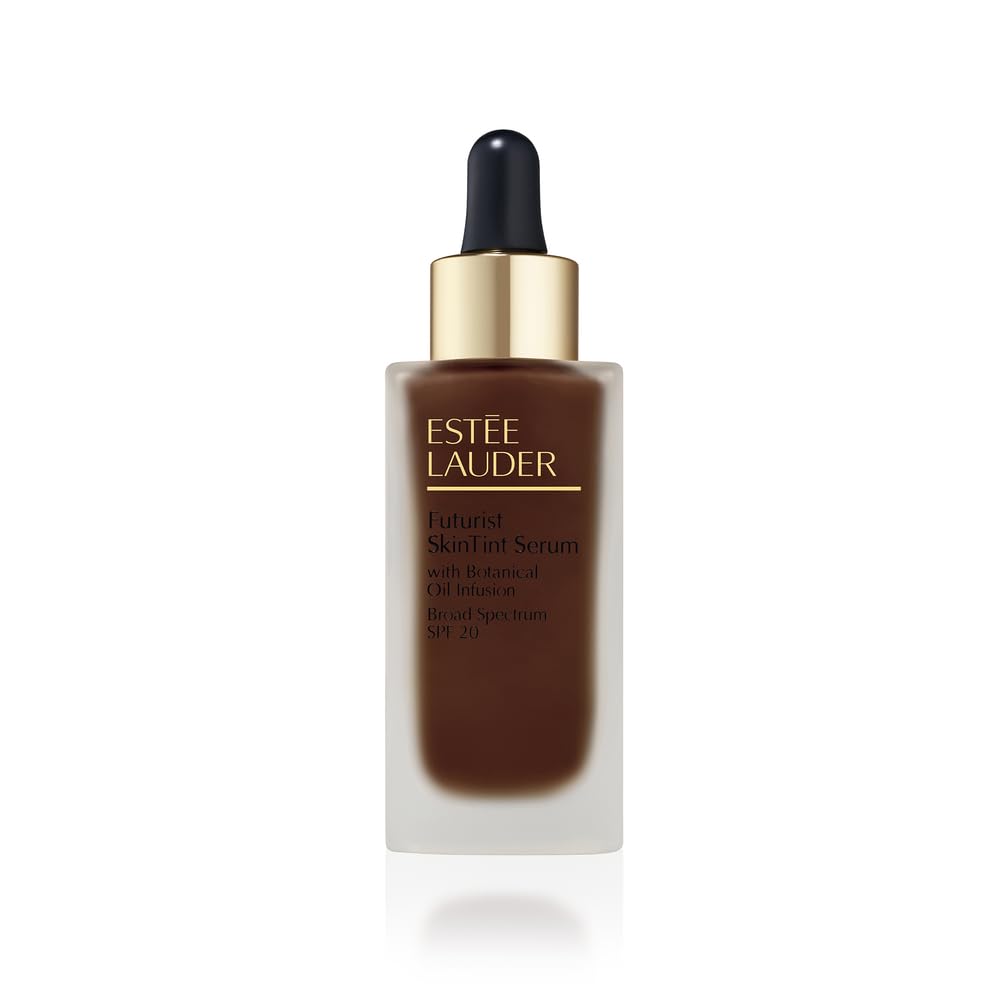 Estée Lauder Futurist Skin Tint Serum Foundation SPF 20 with Glycerin | Light Coverage, 1.0 Fl Oz, 7N2 Rich Amber
