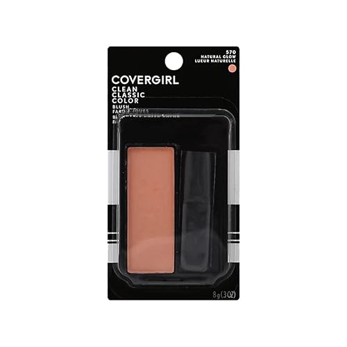 CoverGirl Classic Color Blush, Natural Glow [570], 0.3 oz (Pack of 2)