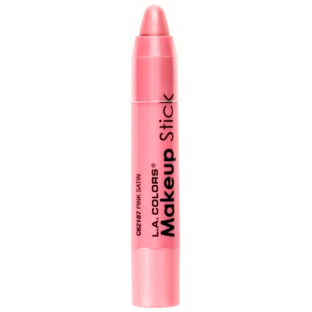 LA Colors 3-in-1 Makeup Stick, C62187, Pink Satin 0.08 Oz