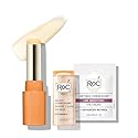 RoC Multi Correxion Revive + Glow Eye Balm with Vitamin C (0.14 oz) + Retinol Eye Cream Packette
