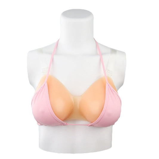 MSZDYGT Silicone Breast,Pseudo Niang Breast,Dress-up Artifact,3D Reverse Model Fake Chest Silicone Breast,Role Playing Props,Makeup,Dance Party