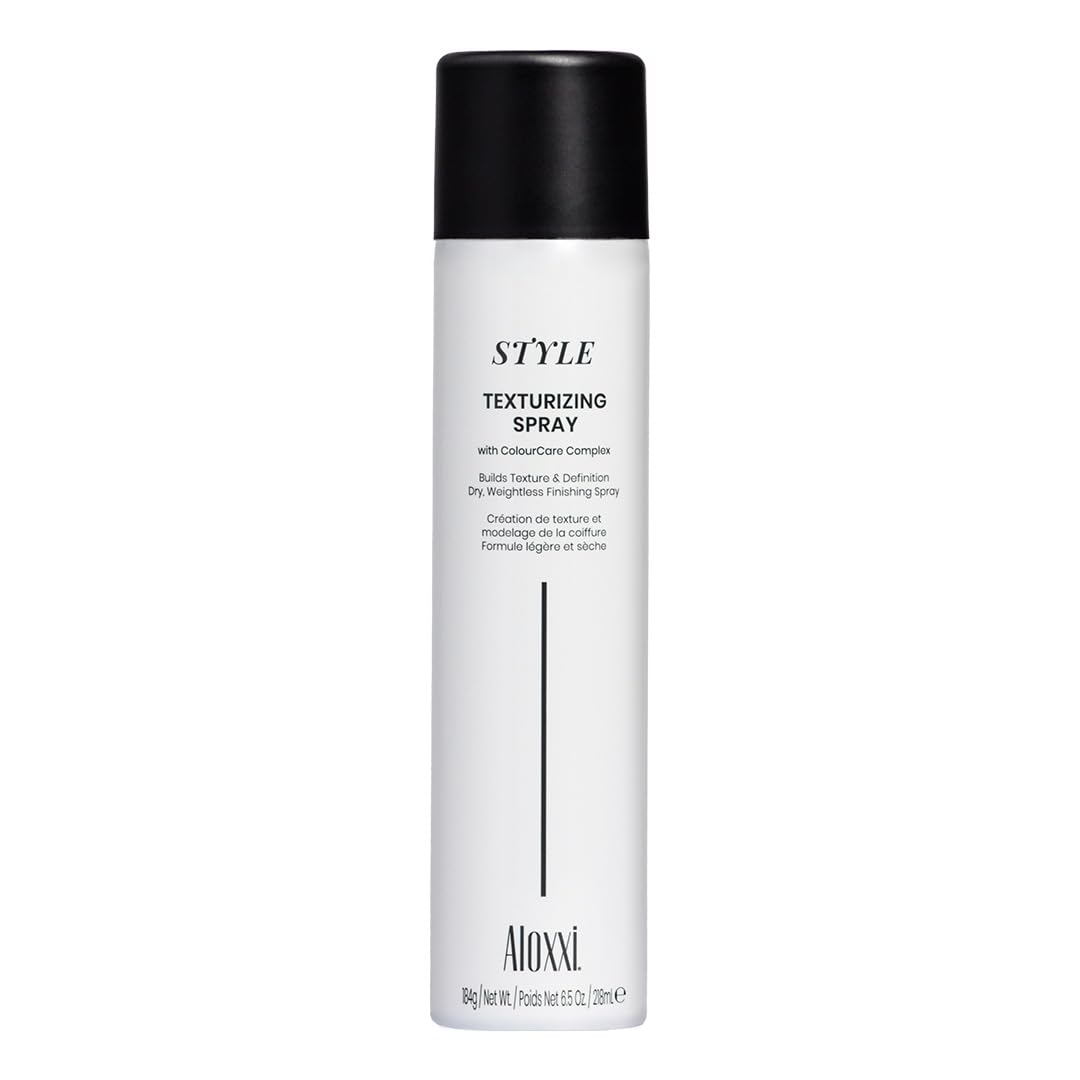 ALOXXI Texturizing Spray Lightweight Spray for Tousled Styles with UV Color Protection, 6.5 Oz