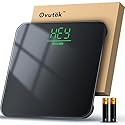 Ovutek Bathroom Scale for Body Weight, Highly Accurate Digital Weighing Machine for People, Upgraded Batteries Included, Compact Size, LED Display…