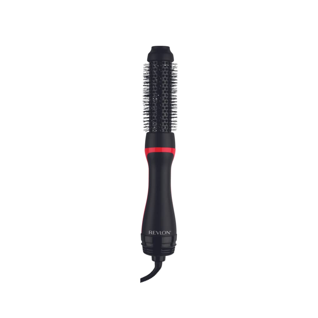 REVLON One-Step Root Booster Round Blow Dryer Brush and Hair Styler - Revive Styles, Boost Roots, and Add Volume to hair with this Hot Air Brush, 1 ½
