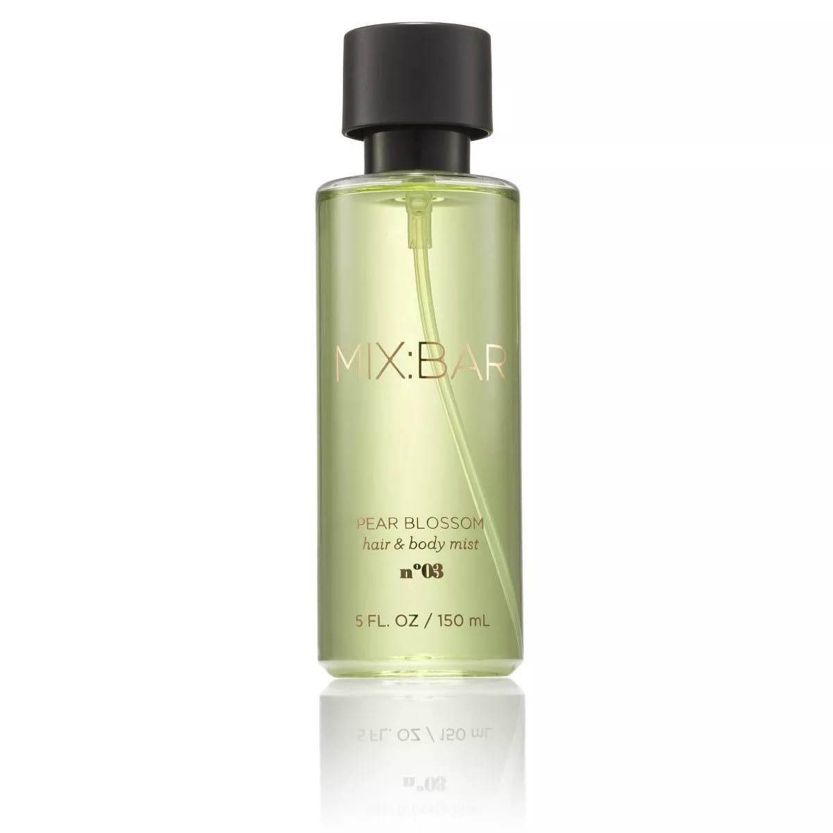 MIX:BAR Pear Blossom Hair + Body Mist, Bedroom Linen Spray - Notes of Pear, Petals, Apple, White Musk, Fruity Scent, 5oz
