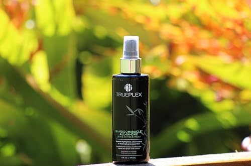 KERATHERAPY Trueplex Bamboo Miracle All-In-One Conditioning Treatment, 6 oz., 178 ml - Vegan Leave in Hair Strengthener with Baobab, Grape Seeds
