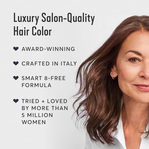 Madison Reed Radiant Hair Color Kit - 100% Gray Coverage for Resistant Grays, 5.5NNN Dark Brown with Warm Golden Tones (Modena Brown) | PPD-Free