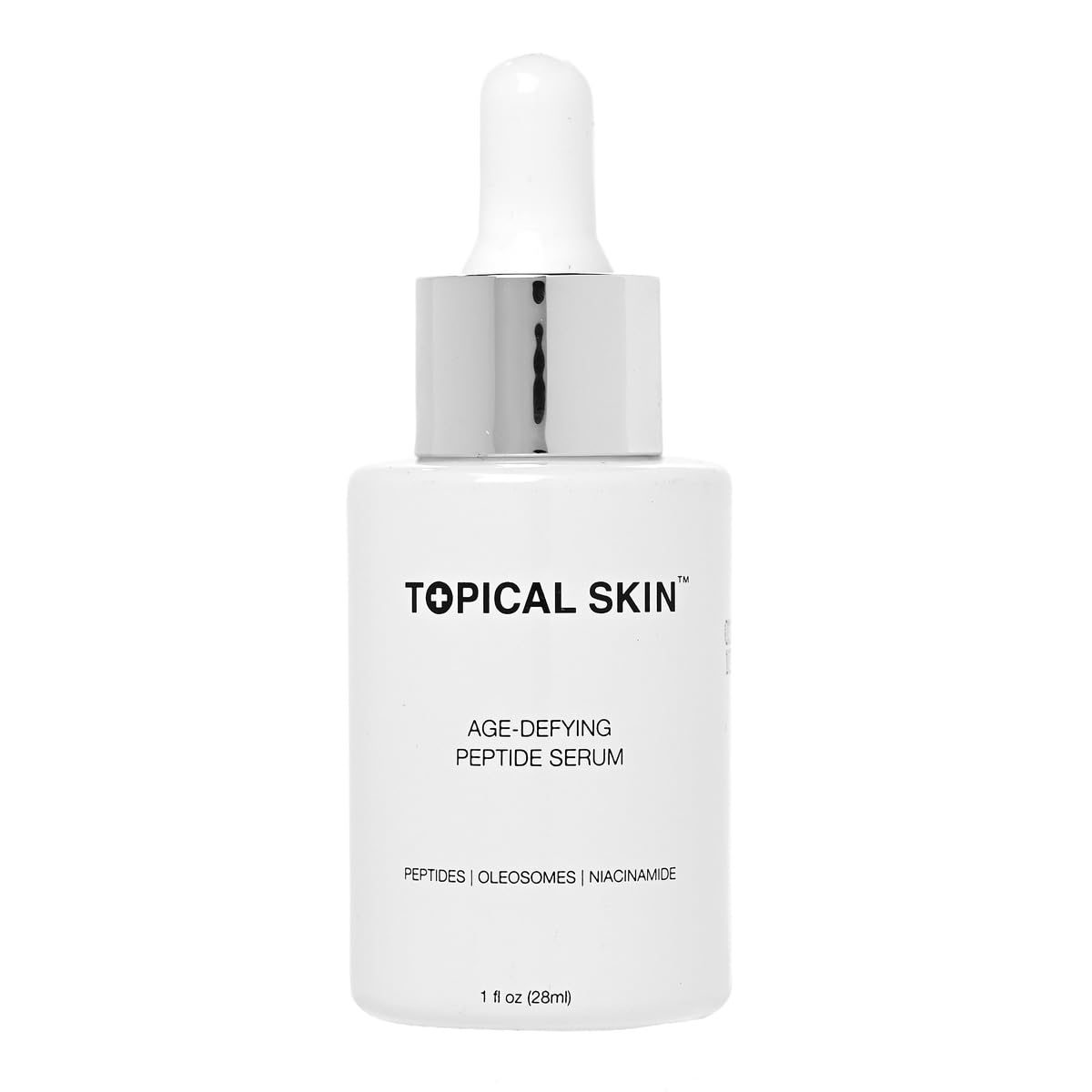 Topical Skin Hydrating Age-defying Peptide Serum Essence with Oleosomes and Anti-Glycation Carnosine, Clean Beauty Cosmeceuticals,1 fl.oz.