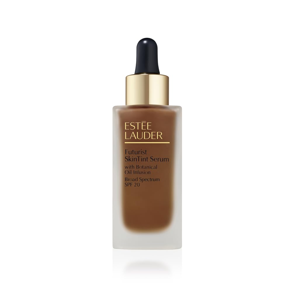 Estée Lauder Futurist Skin Tint Serum Foundation SPF 20 with Glycerin | Light Coverage, 1.0 Fl Oz, 6W1 Sandalwood