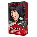 Revlon Colorsilk Beautiful Color, Natural Blue Black [12] 1 ea (Pack of 5)