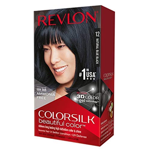 Revlon Colorsilk Beautiful Color, Natural Blue Black [12] 1 ea (Pack of 5) Beauty & Personal Care REVLON