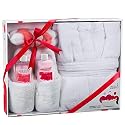 Luxury Home Spa Gift Basket with Pink Peony Scent - Indulgent Ultra Soft Bathrobe & Plush Slipper Spa Box for Women - Complete Bath & Body Set Luxury
