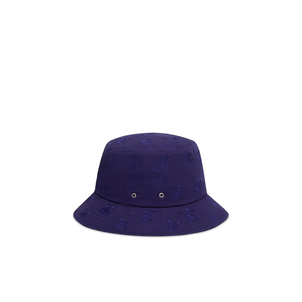 Vilebrequin, Embroidered Bucket Hat Turtles All Over, XS/S, Midnight