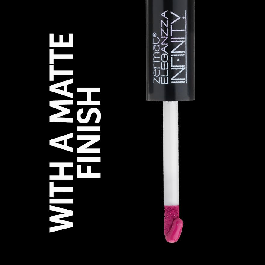 Zermat, lipstick, lip satin long lasting, matte lipstick, lip makeup, moisturizing balm, Shade Rosa Festivo 0.21 Oz, labial.