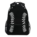 Oarencol Fashion Baseball Sport Softball American Cool Backpacks School Book Travel College Shoulder Bag for Women Girls Men Boys