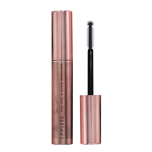 LAWLESS Women's The One & Done Volumizing Mascara, sunset peach, Black, 0.4 Fl Oz