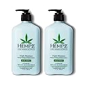 Hempz Natural Triple Moisture Herbal Whipped Body Cream with 100% Pure Hemp Seed Oil for 24-Hour Hydration, Moisturizing Vegan Skin Lotion with Yangu