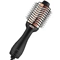 TYMO Hair Dryer Brush Blow Dryer Brush in One, 4 in 1 Ionic Hairdryer and Styler Volumizer with Oval Titanium Barrel, Hot Air Straightener for Smooth