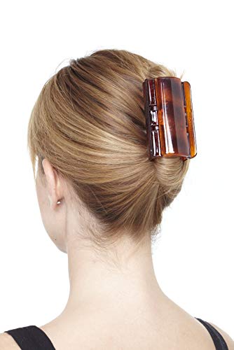 Linziclip Hair Jawclip Maxi Tortoiseshell Bundle, 2-Pack