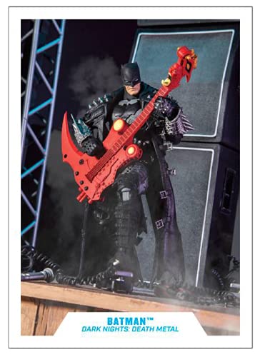 McFarlane Toys - DC Multiverse Dark Nights: Death Metal Batman 7" Action Figure with Build-A 'Darkfather' Parts and Accessories