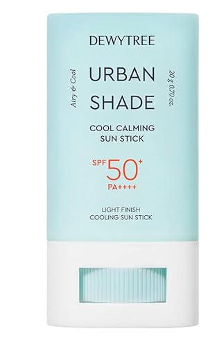 DEWYTREE Urban Shade Cool Calming Sun Stick SPF 50+ Pa++++ 20 g (0.70 oz) | light finish cooling sun stick