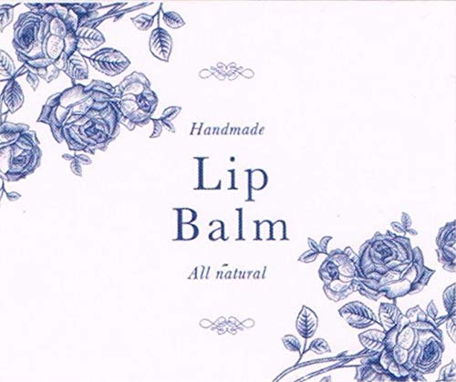 ZZYBIA Assorted Clear Vinyl Lip Balm Label Sticker for Lip Balm Tube Container 60pcs