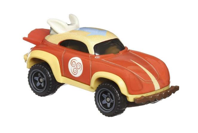 Hot Wheels Avatar Character Cars Set of 2 Diecast Vehicles with Aang and Aapa