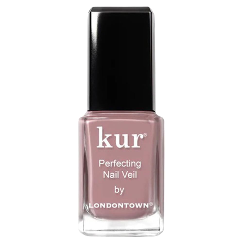 LONDONTOWN kur Perfecting Nail Veil, Nail Polish, #3 Violet Mauve Tint Beauty and Personal Care LONDONTOWN Default Title
