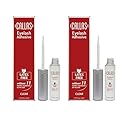 Eyelash Adhesive Clear (Latex Free) 2 sets