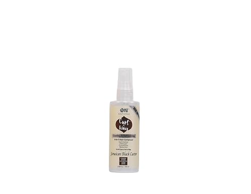 On Natural Curl-N-Wavy 4-in-1 Hair Enhancer For All Hair Texture [Jamaican Black Castor] 3.4 OZ