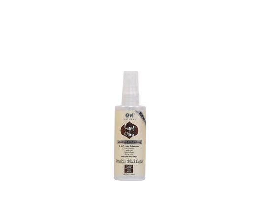 On Natural Curl-N-Wavy 4-in-1 Hair Enhancer For All Hair Texture [Jamaican Black Castor] 3.4 OZ