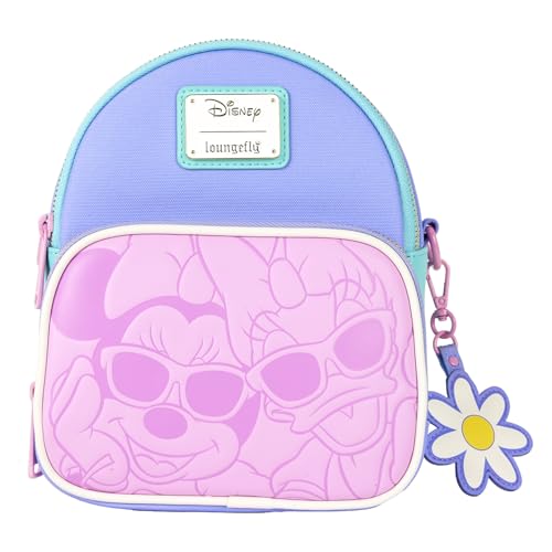 Loungefly Disney Daisy Duck & Minnie Mouse Mini Convertible Backpack