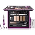 SHANY Brow Chicka Brow Eyebrow Set - 17 Piece Eyebrow Makeup Kit with Brow Powder, Brow Gel, Dual Ended Pencils, Stencils, Scissors, and Tweezers…