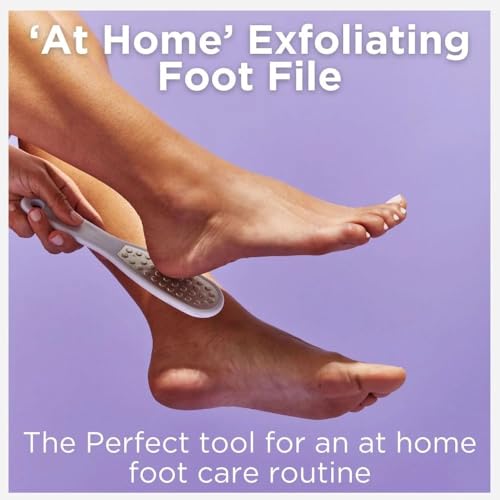 Foot Care Callus Softener - Footlogix Callus Softener Spray & Double Sided Foot File Set for Dry, Rough, Cracked Heel - Feet Exfoliator & Scrubber