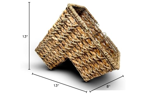 Trademark Innovations 13" Braided Rope Storage Stair Basket with Handles