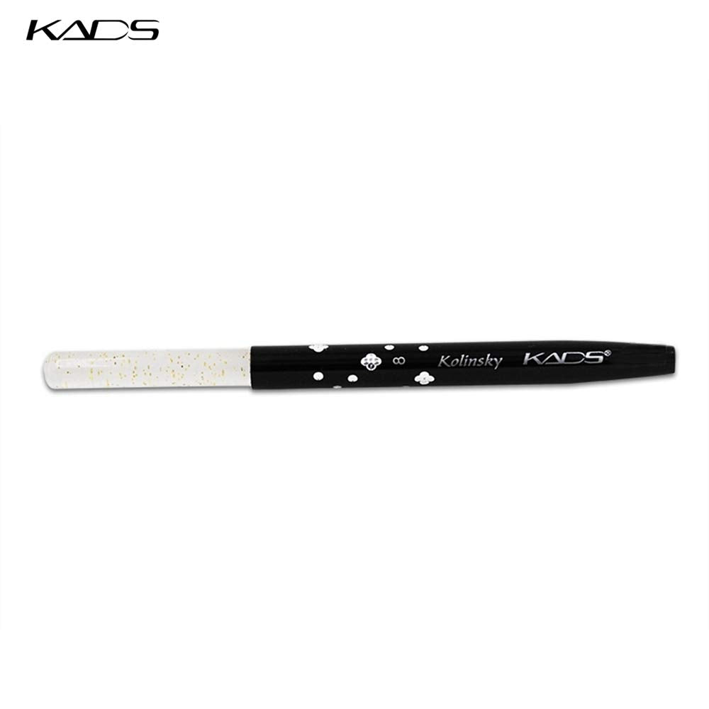 KADS Kolinsky Sable Brush Professional Kolinsky Sable Acrylic Nail Brush for Acrylic Brush Size 8# Beauty & Personal Care KADS
