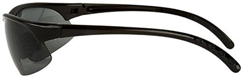 Pink Ribbon Shades Sport Wrap Bifocal Sunglasses - Outdoor Reading/Activity Sunglasses (Black, 1.75 x)