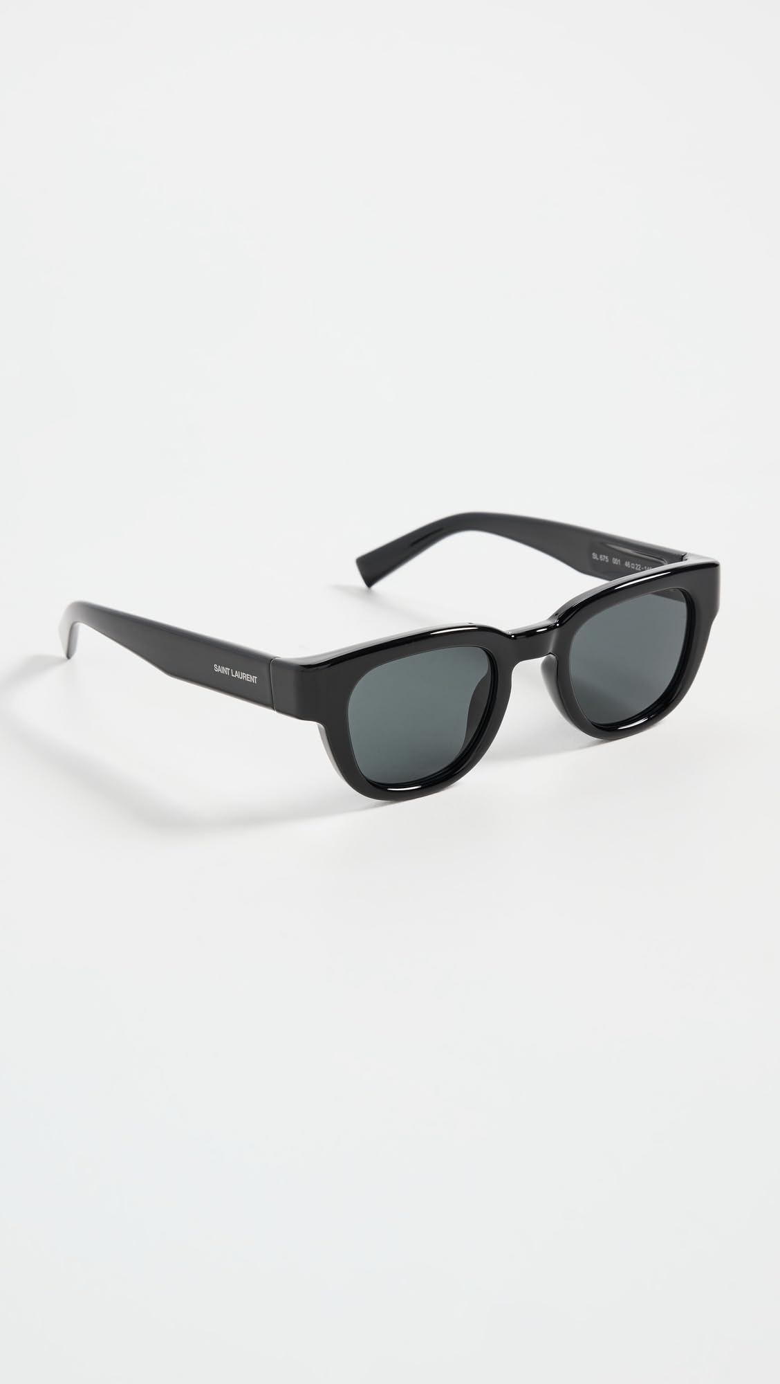 Saint Laurent Women's SL 675 Sunglasses, Black-Black-Black, One Size