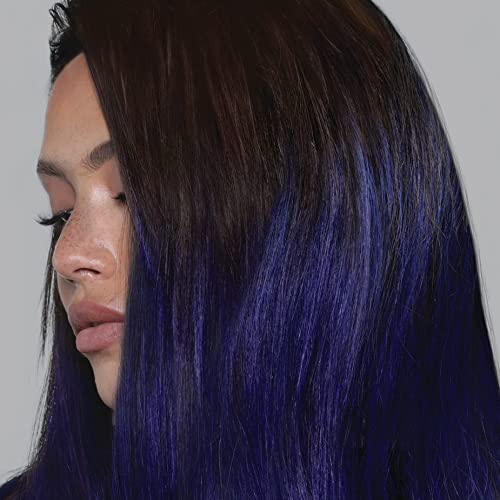 SPLAT MELTS COMPLETE KIT WITH BLEACH AND 2 SEMI-PERMANENT HAIR COLORS (Blueberry & Dark Chocolate)