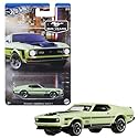 Hot Wheels '71 Ford Mustang Mach 1 [Green], 3/5 Series, 1:64 Scale Die-Cast Car