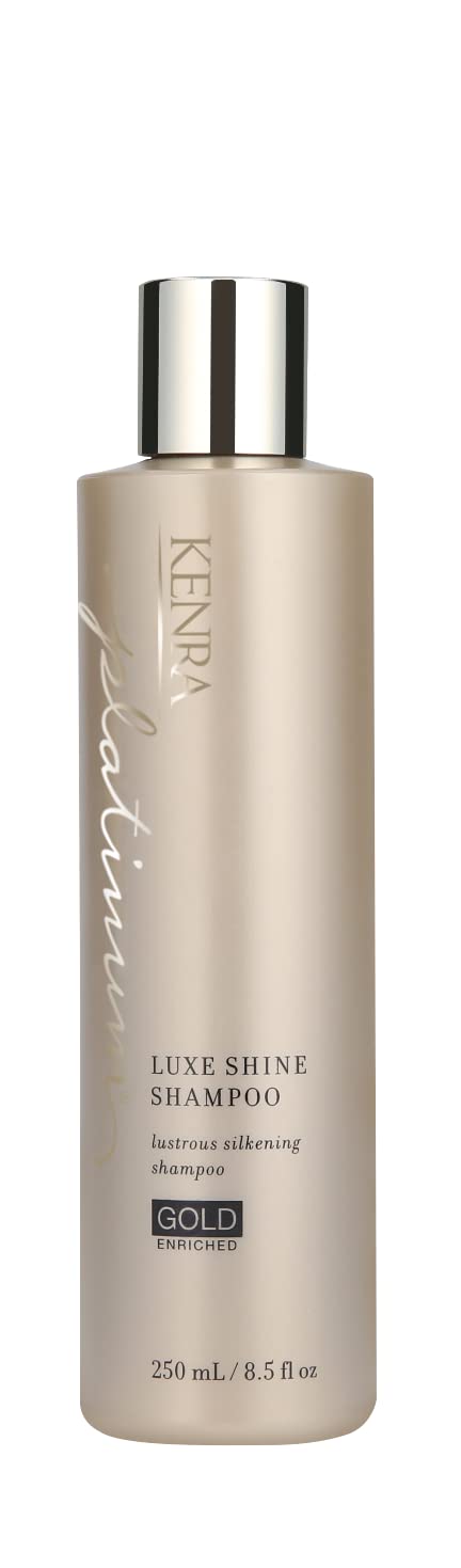 Kenra Professional Platinum Luxe Shine Shampoo | Gold Enriched | Lustrous Silkening Shampoo | Transforms Dull And Lifeless Strands To Glamorous