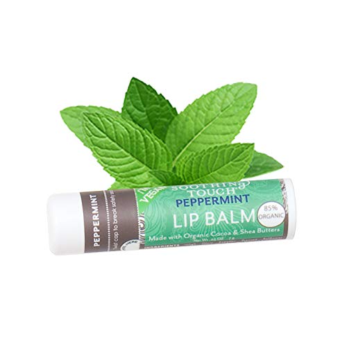 Soothing Touch Lip Balm with Organic Cocoa & Peppermint - 0.25 oz