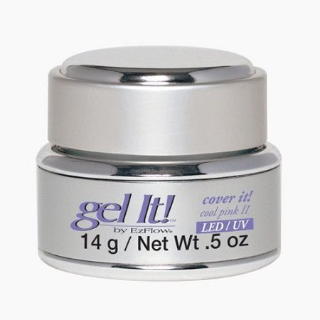 Ezflow Gel It! - Cover It! Cool Pink II - LED/UV Gel - 0.5oz (14g) - 42371 Beauty & Personal Care EzFlow
