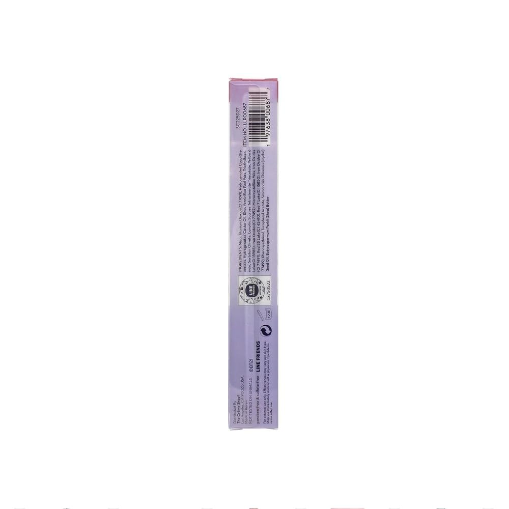 The Crème Shop BT21 Minini Liplock Lip Liner Shea Butter and Jojobo Seed Oil, True Pink