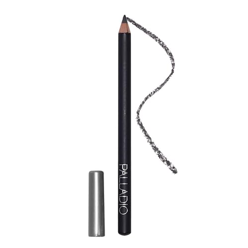 Palladio Wooden Eyeliner Pencil, Thin Pencil Shape, Easy Application, Firm yet Smooth Formula, Perfectly Outlined Eyes, Contour and Line, Long