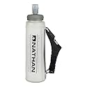 Nathan ExoShot Lite Handheld 14oz, Hydration Flask with Integrated Hand Strap, Great For Running, Cycling, Climbing, Hiking & more, 14 Oz