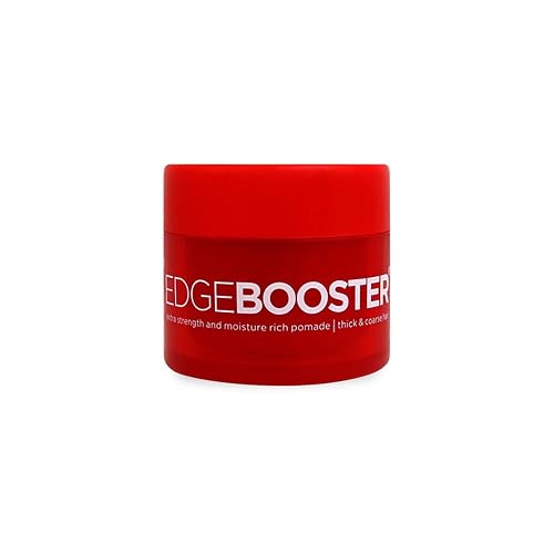 Style Factor Edge Booster Extra Strength and Moisture Rich Pomade 0.85oz Mini Travel Size (0.85oz, Pack of 1, Ruby)