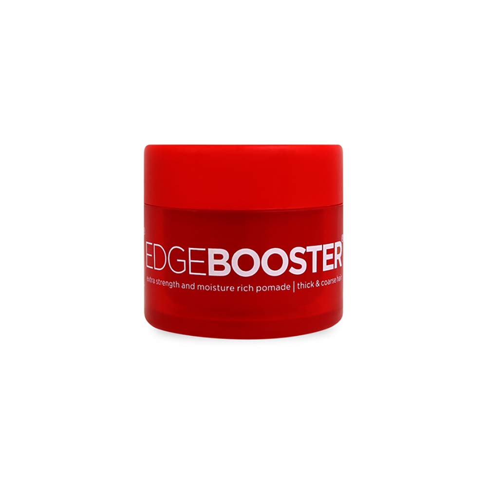 Style Factor Edge Booster Extra Strength and Moisture Rich Pomade 0.85oz Mini Travel Size (0.85oz, Pack of 1, Ruby)