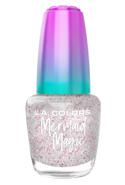 L.A. COLORS L.A. Girl Mermaid Magic Nail Polish, Crystals CNL69W
